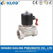 Ss304 316 Material Two Way Water Solenoid Valve DC24V